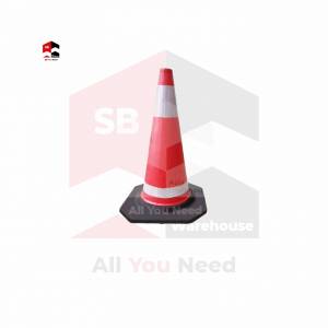 black based traffic safety cone