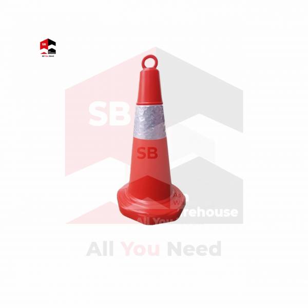 red traffic safety cone