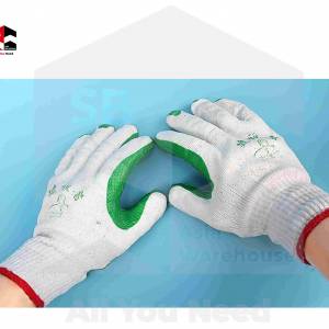 latex coated cotton yarn glove 1